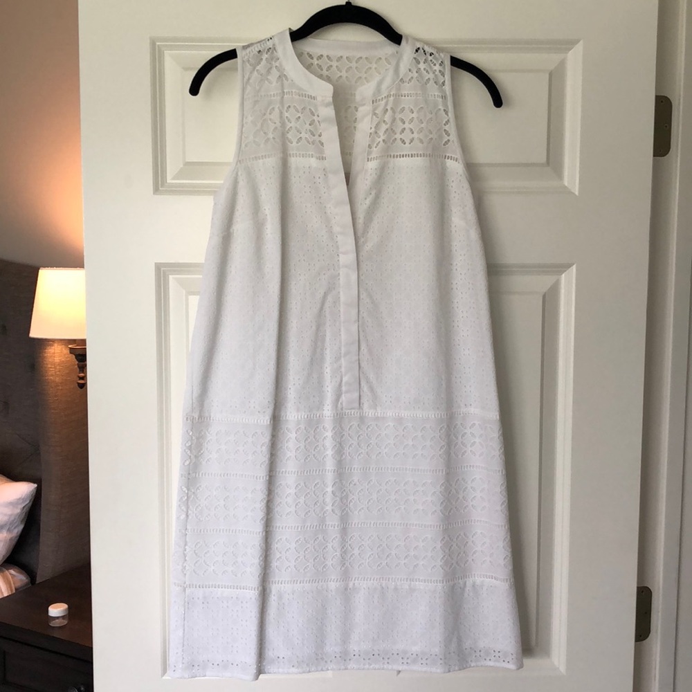 White lace dress
